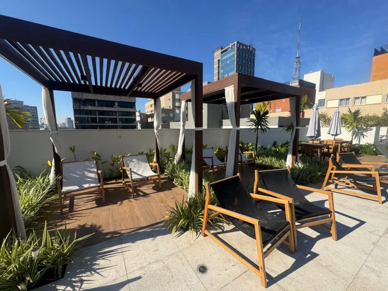 Studio à Venda - A 230 Metros da Paulista - Piscina no Rooftop — foto 6
